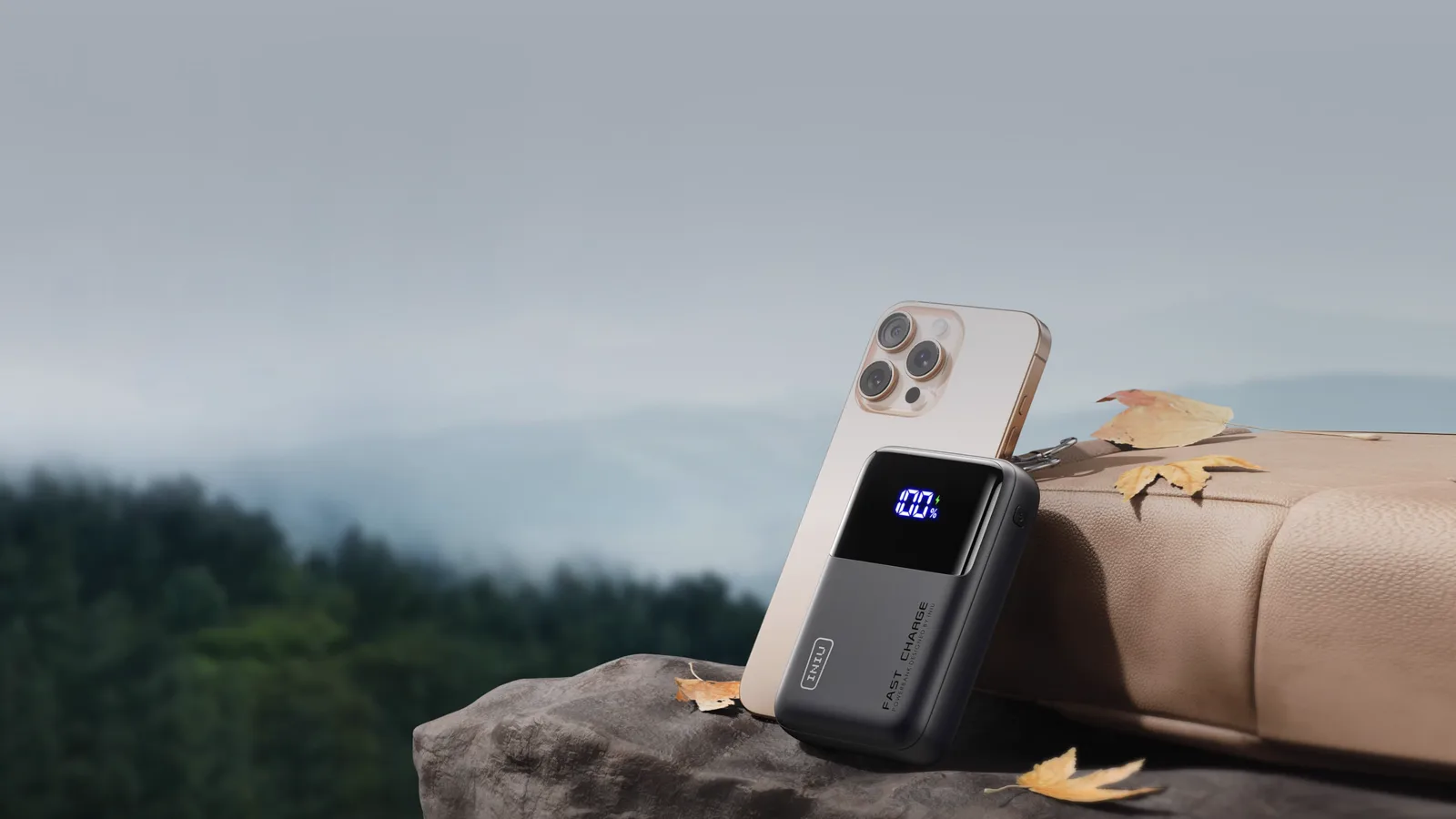 INIU portable charging product storefront visual