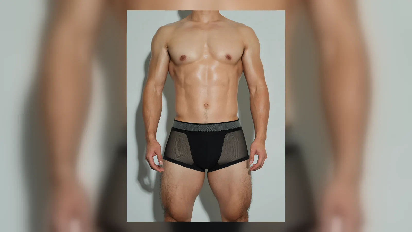 NATTAUP 网眼材质贴身服饰实拍