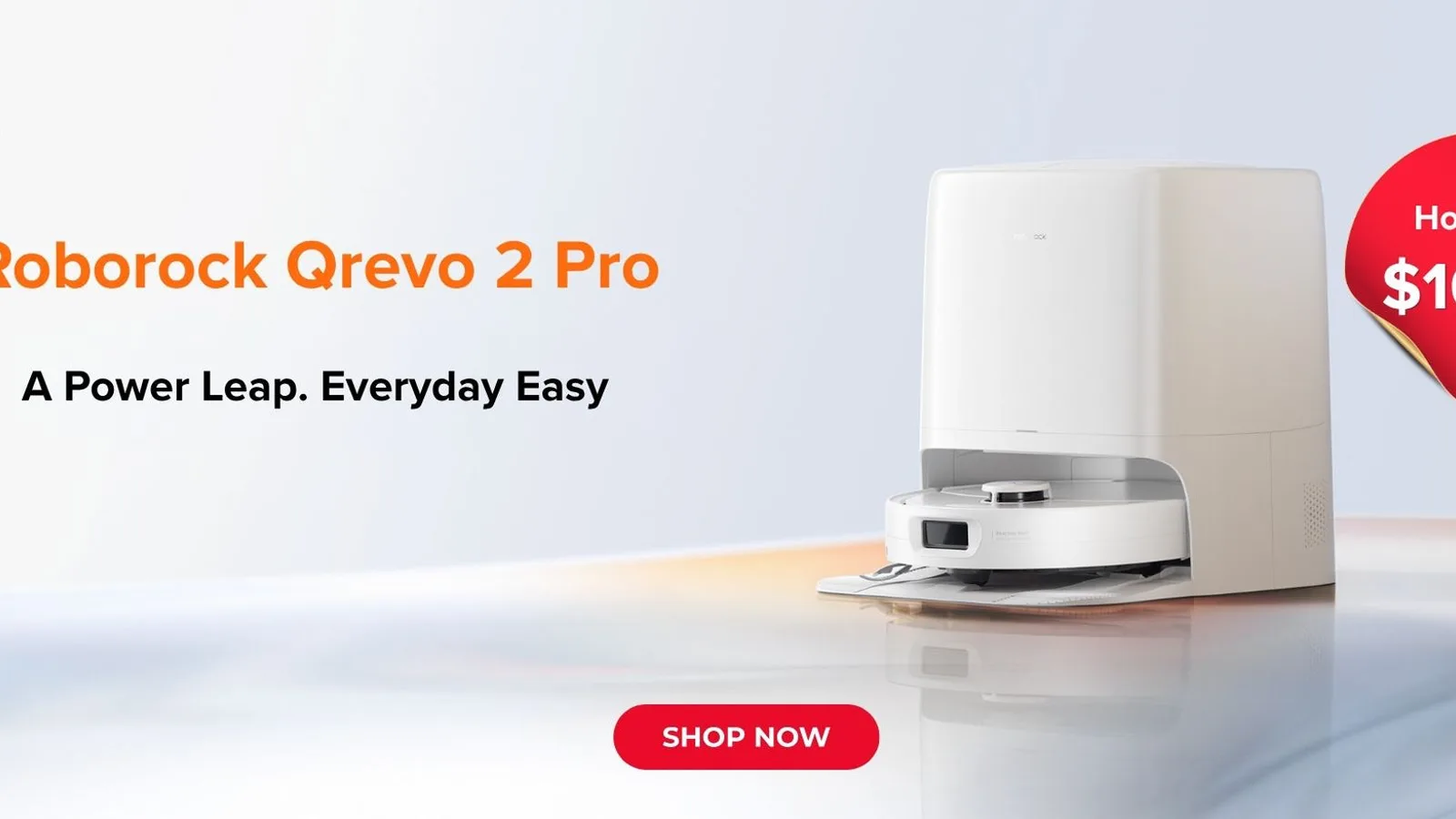Roborock Qrevo 2 Pro 澳大利亚商城主视觉