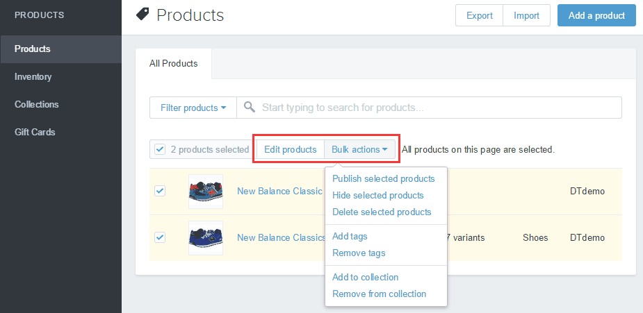 Shopify开店建站营销推广卖家平台后台中文指南 – Products/产品管理插图(20)