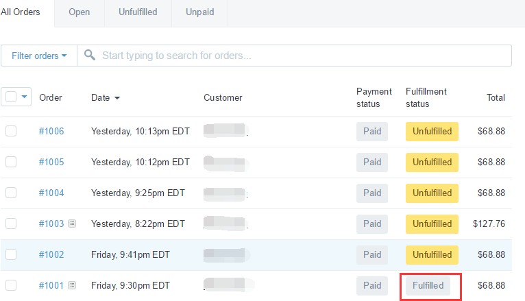 Shopify开店建站营销推广卖家平台后台中文指南 – Fulfill order/履行订单插图