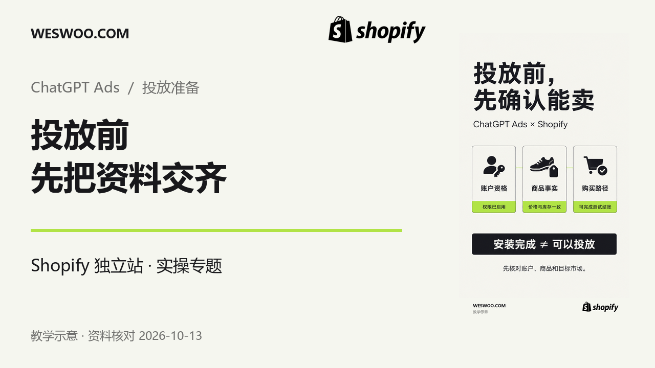 独立站投ChatGPT广告,Shopify商家需要做好哪些准备? 独立站投ChatGPT广告,Shopify商家需要做好哪些准备?