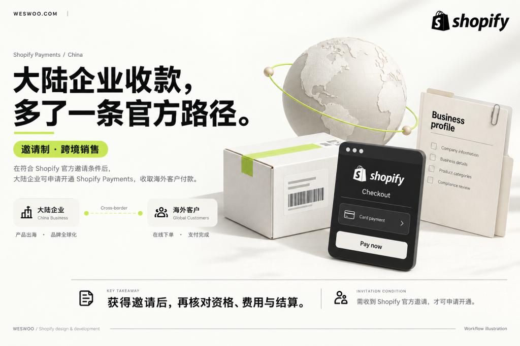 Shopify Payments 大陆版详解 哪些商家适合切换